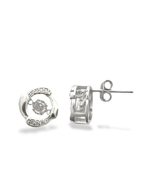 Movable Ziron Pendant Set With Chain