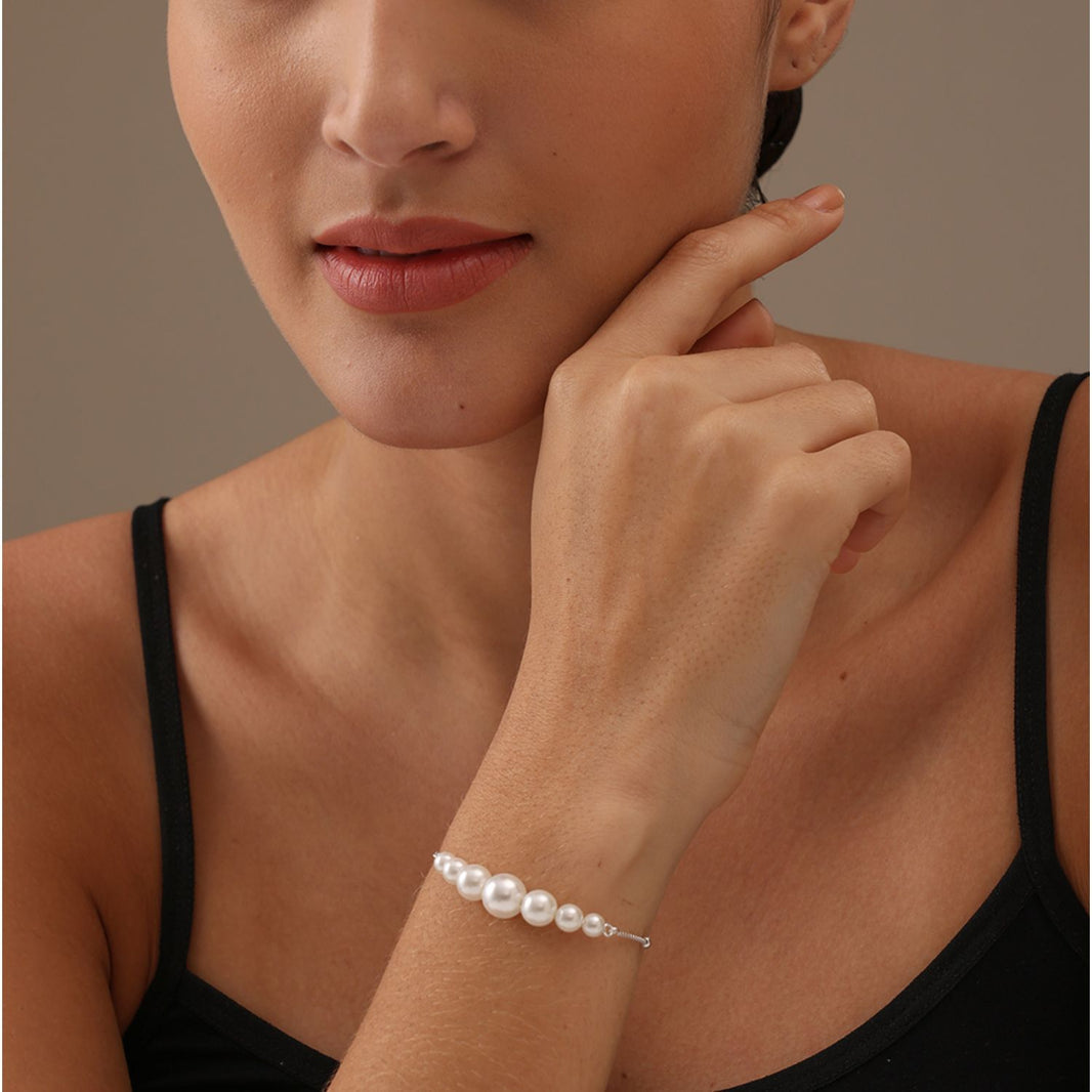 Sliding Pearl Bolo Bracelet