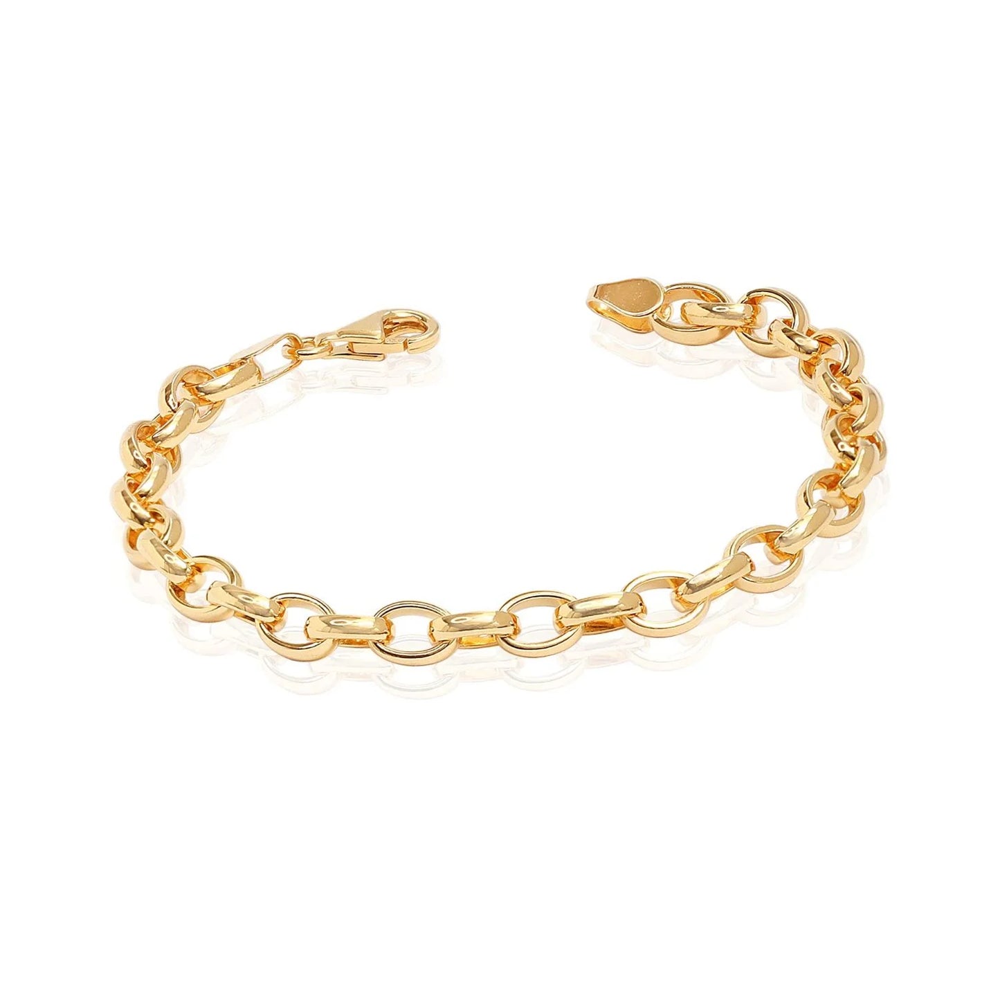 Bolo 18k Gold Plated Silver Chain Bracelet