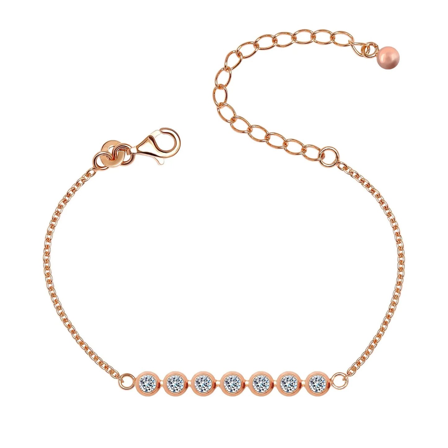 Bubble Rosegold Sleek Bracelet
