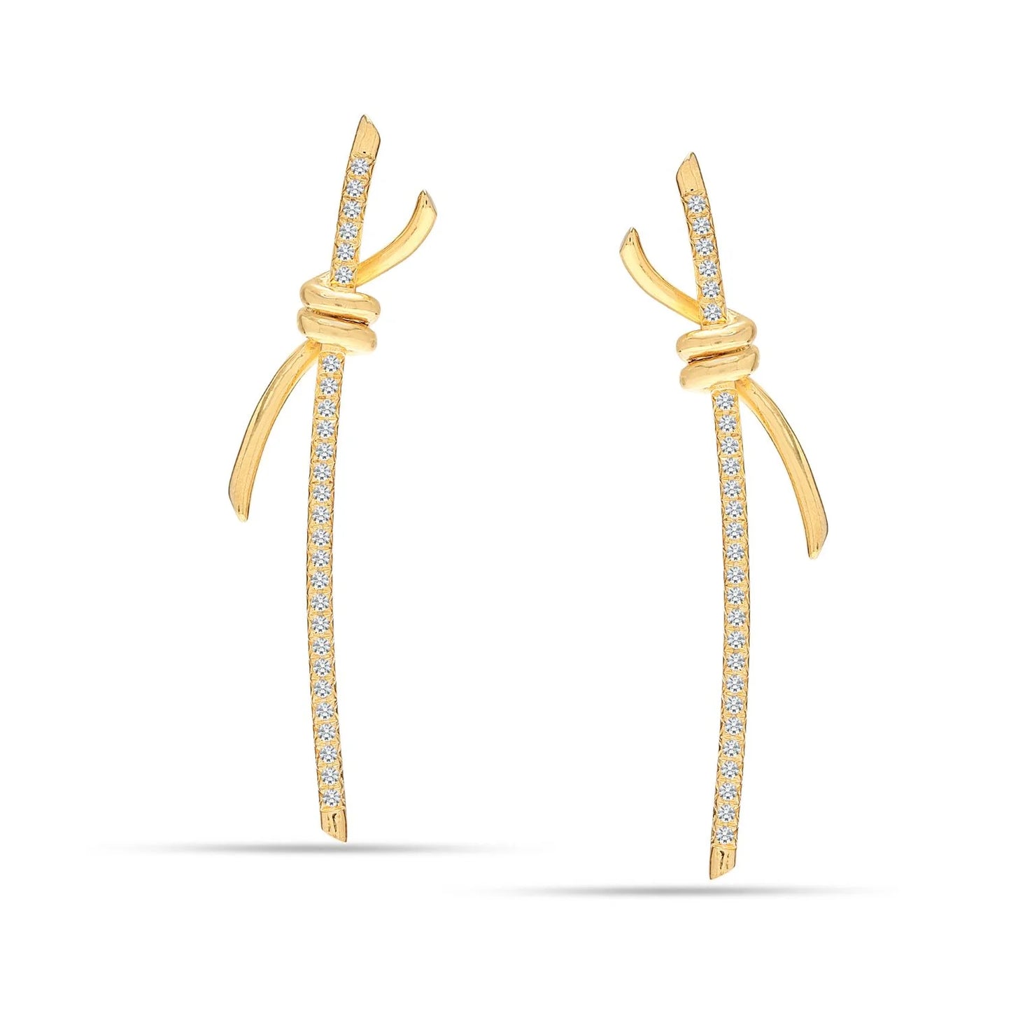 Knot Bar Stud Earrings
