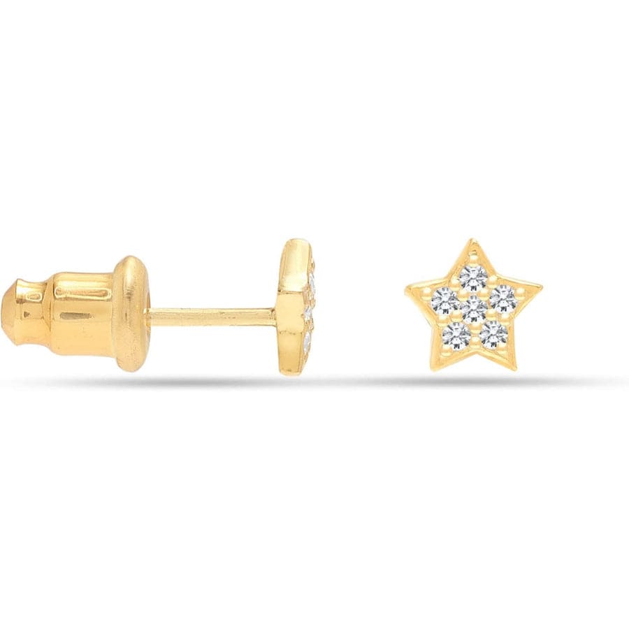 Star constillation 18k gold plated necklace set