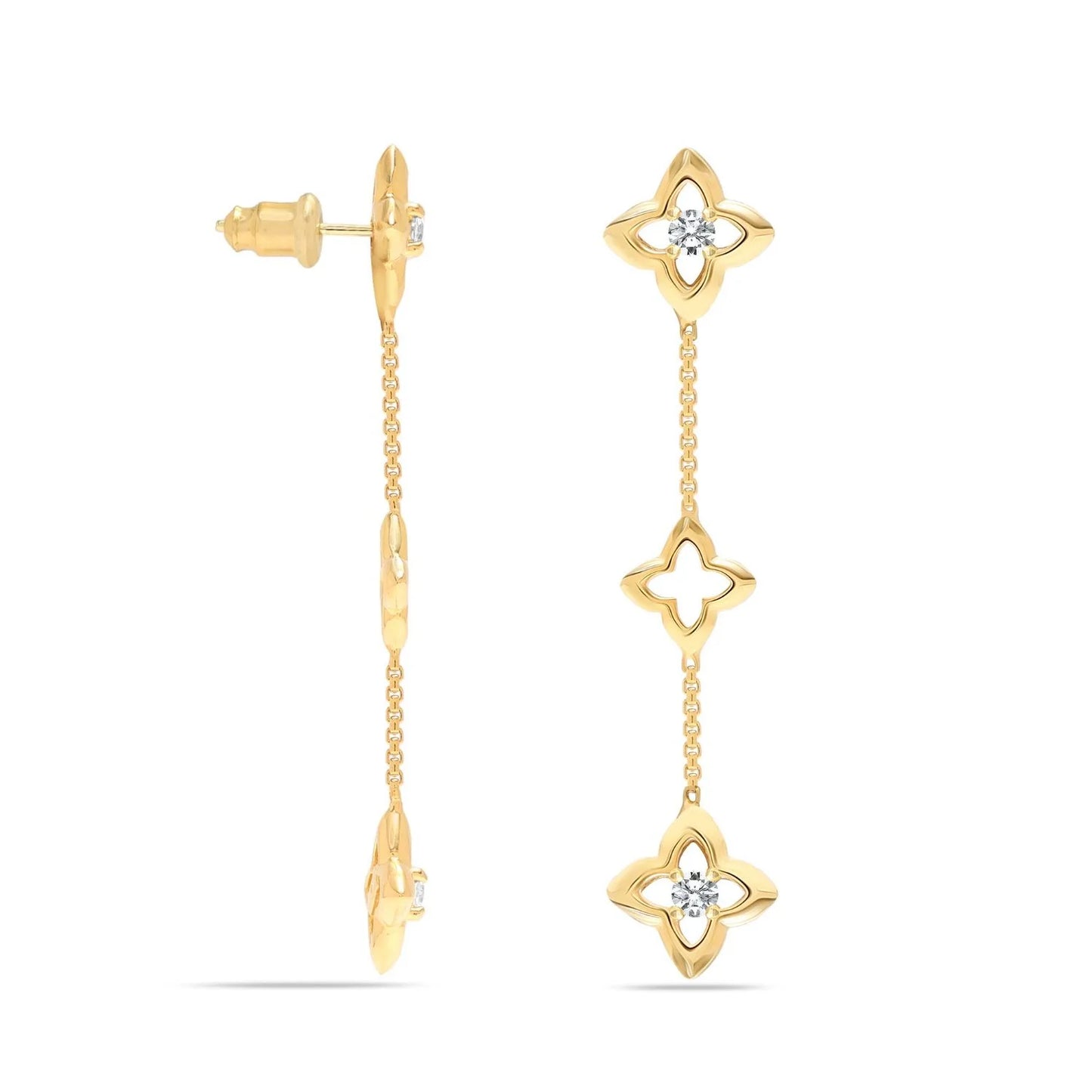 Clover Drop Earrings