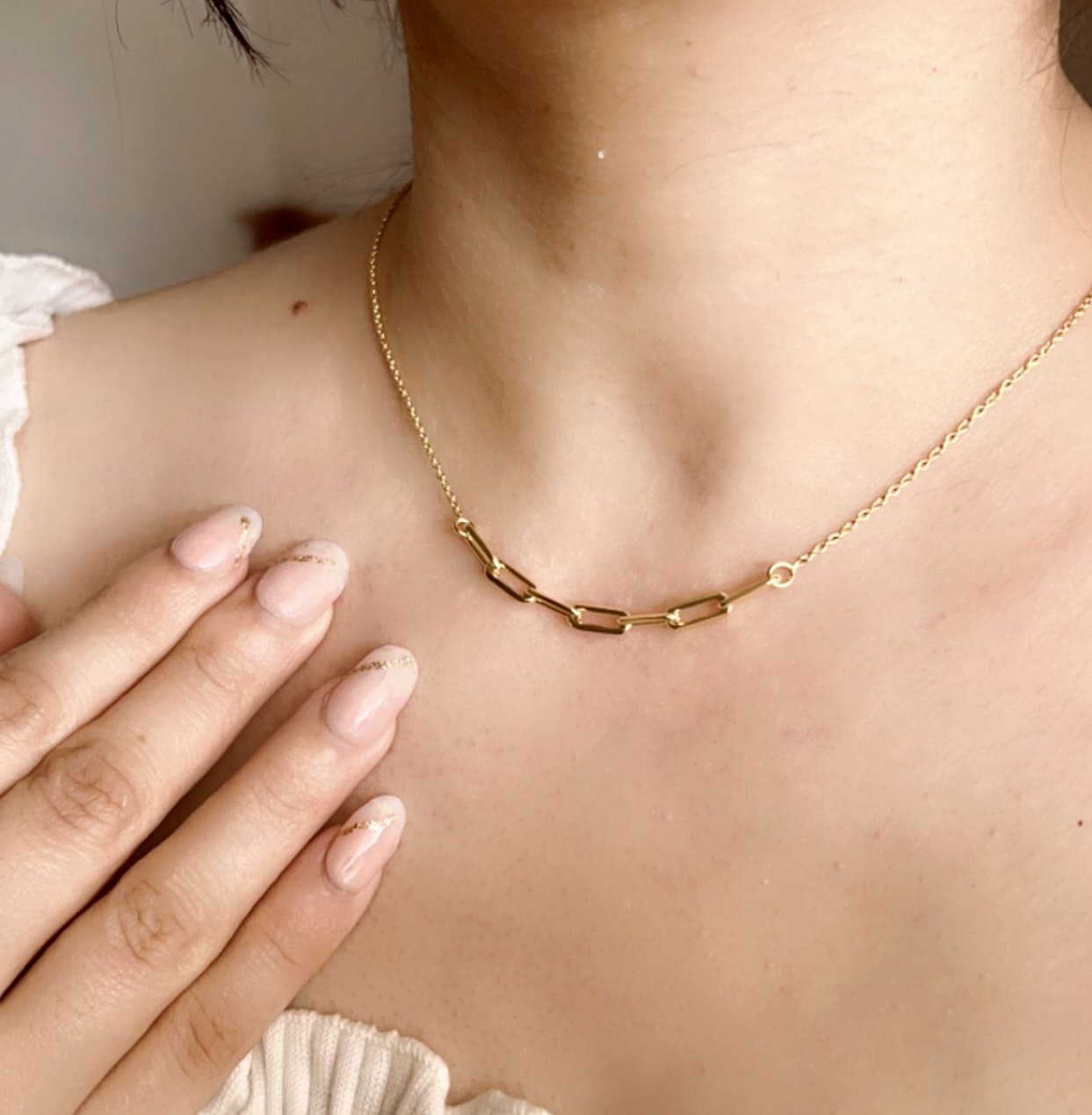 Paperclip Link Chain Necklace