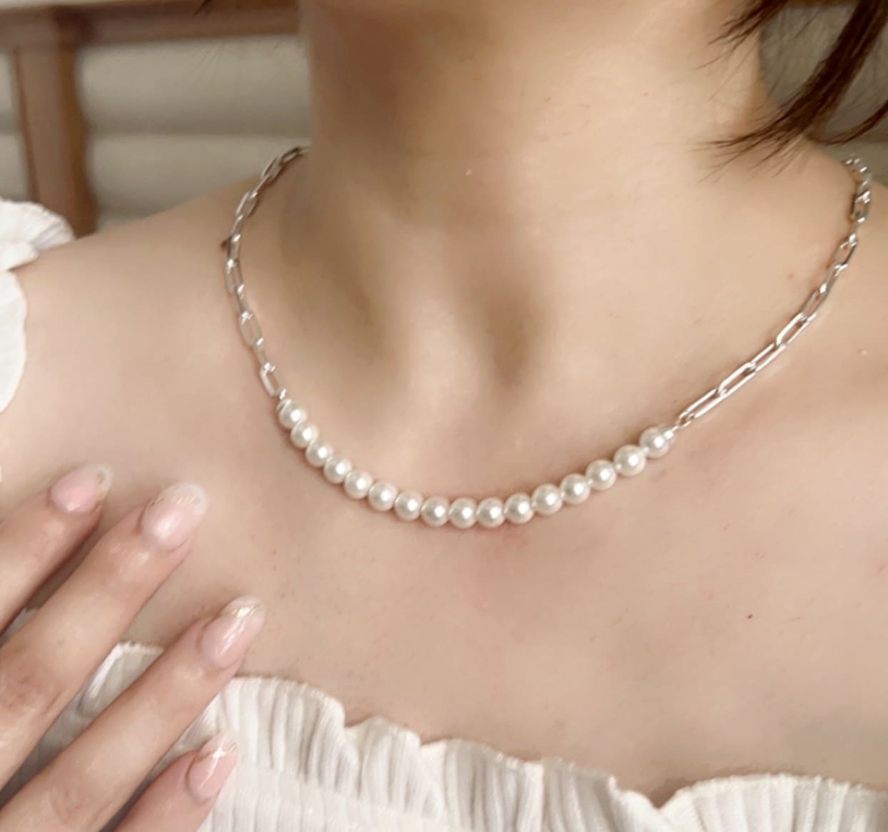 Pearl Link Necklace