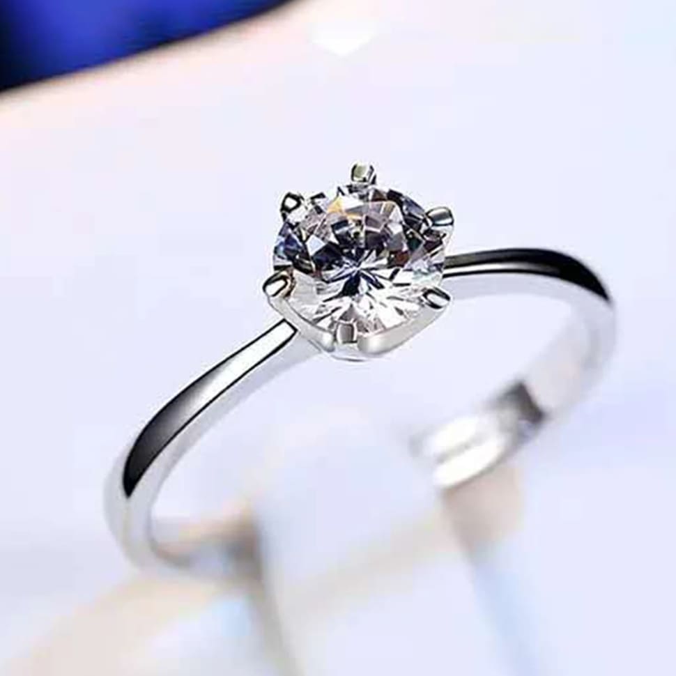 Solitaire Minimal Ring