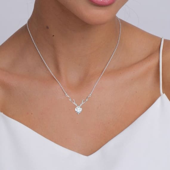 Deer Heart Love Necklace