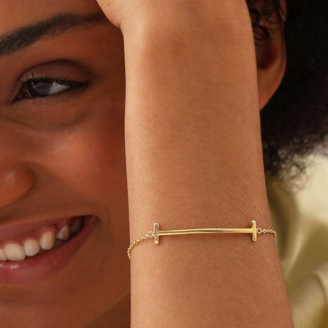 Smile Gold Plated Bracelet