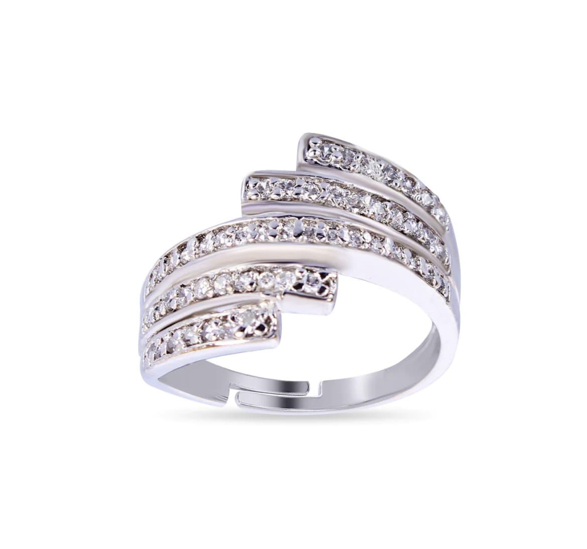 Silver elegance ring