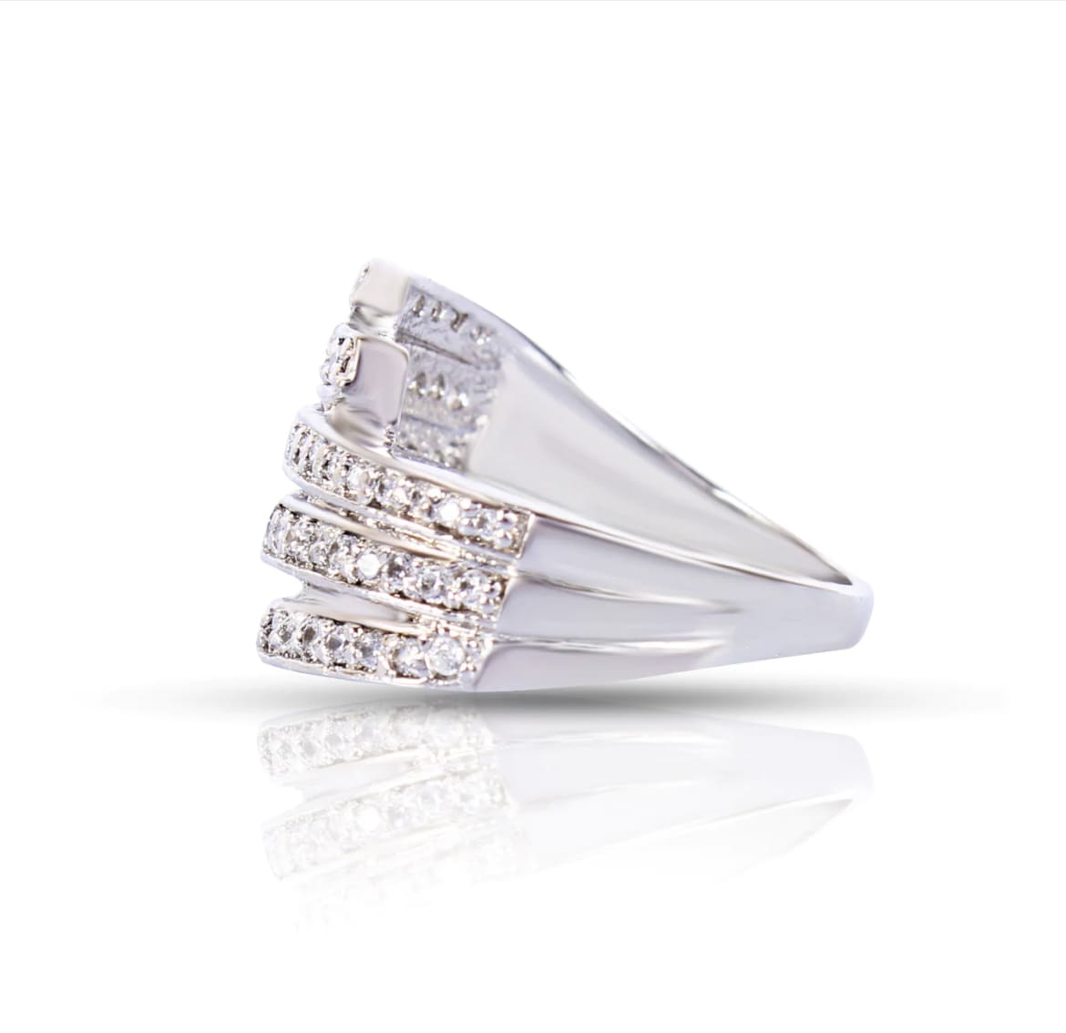 Silver elegance ring