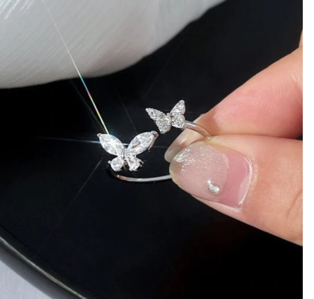 Minimalist Butterfly Ring