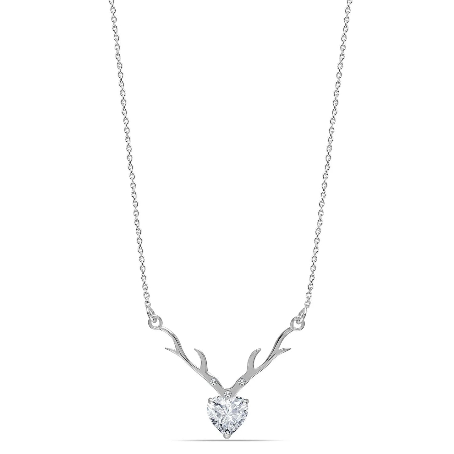 Deer Heart Love Necklace