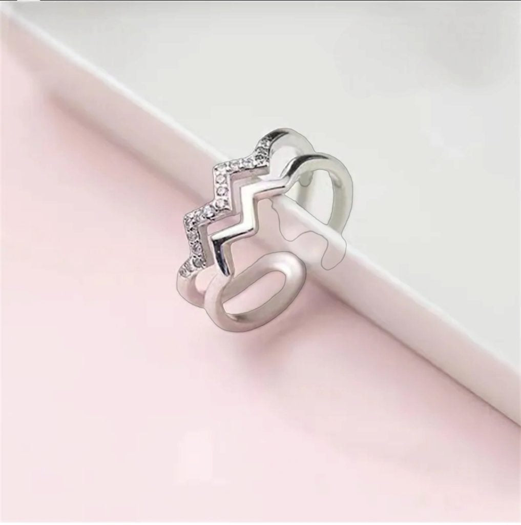 Double Wave Ring