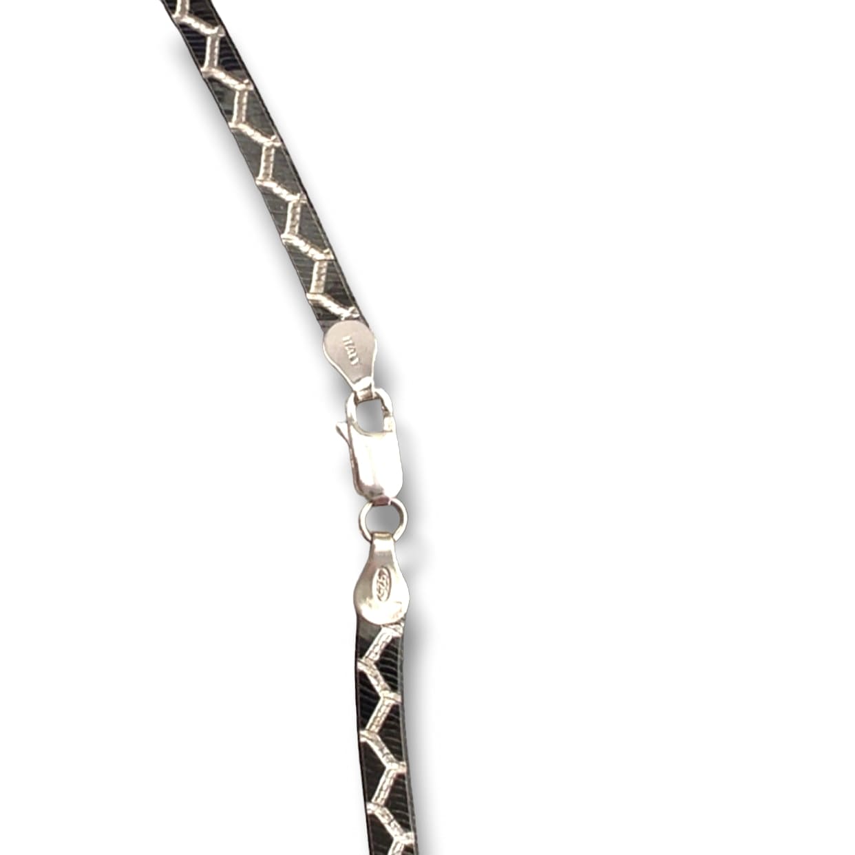 silver back to black anklets