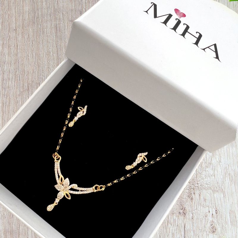 Floral Golden Mangalsutra