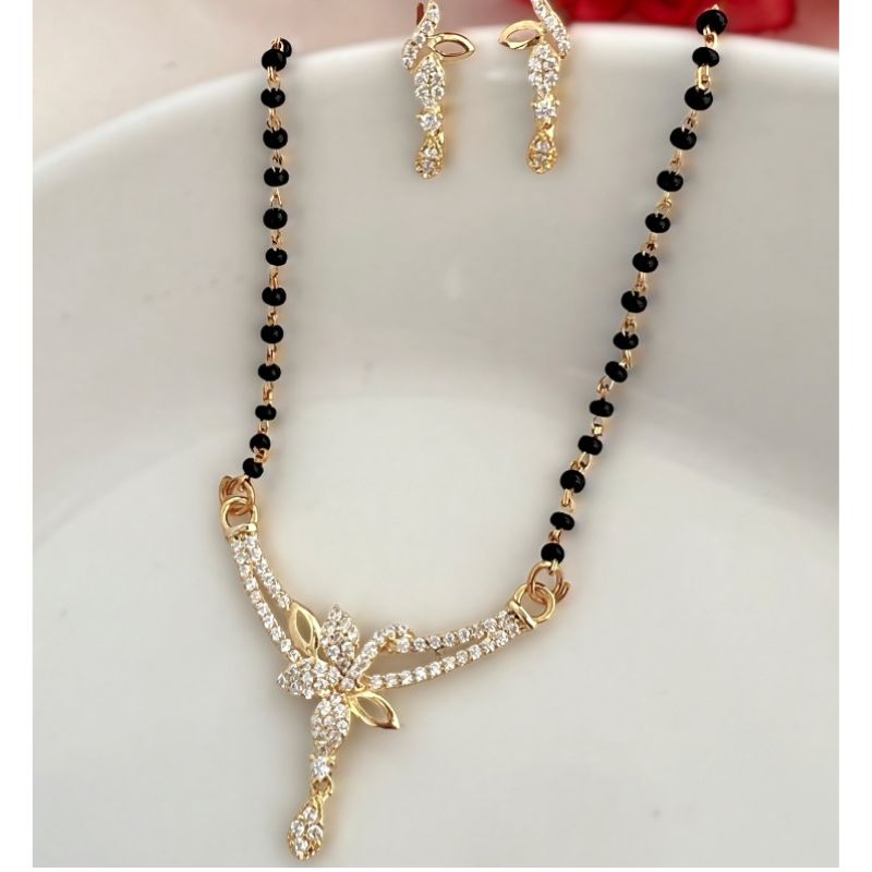 Floral Golden Mangalsutra