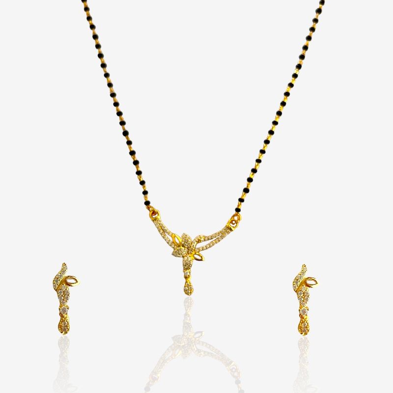 Floral Golden Mangalsutra