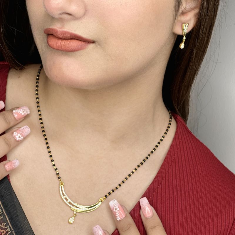 Gold Plated Silver Mangalsutra