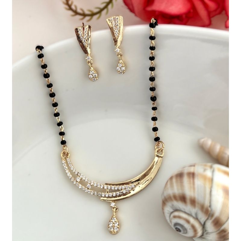 Gold Plated Silver Mangalsutra