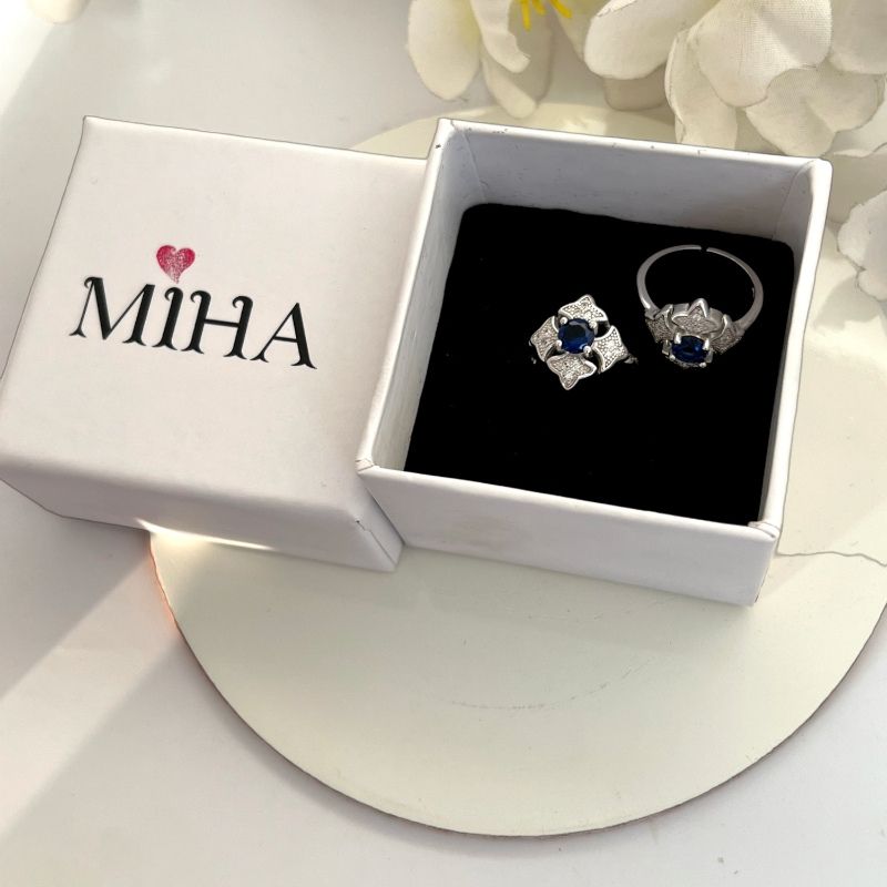 Blue Topaz Toe Rings