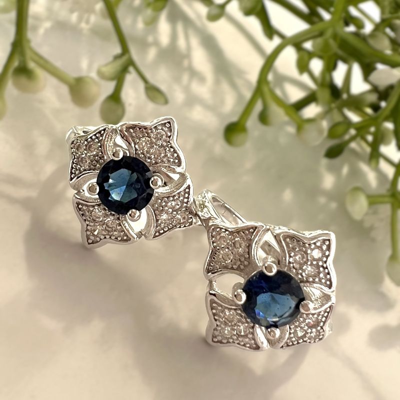 Blue Topaz Toe Rings