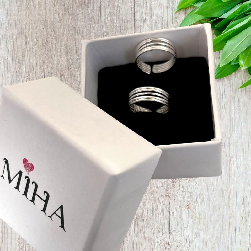 Minimal Silver Toe Rings