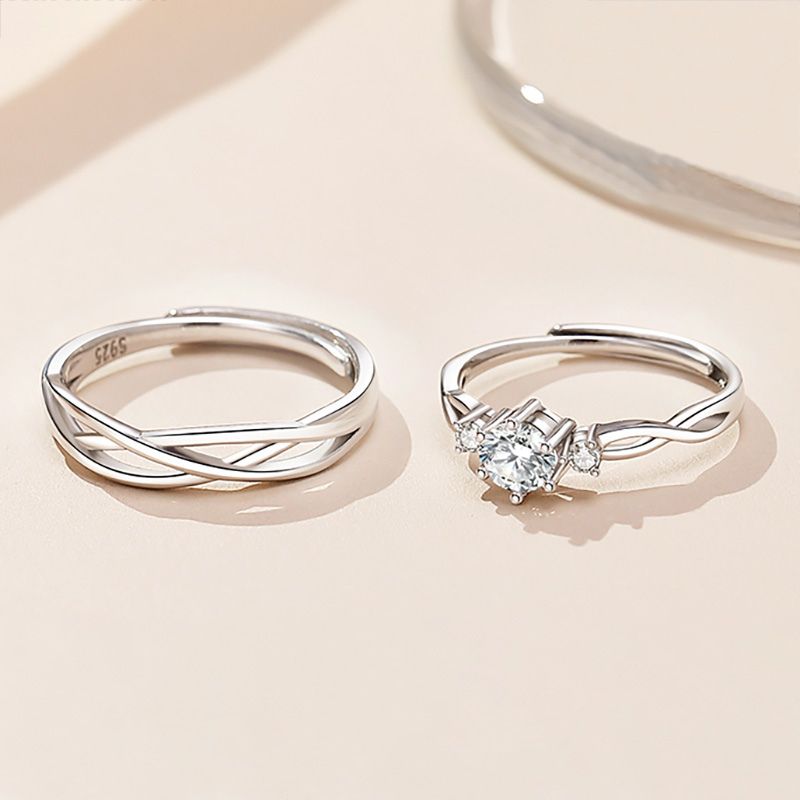 Twisting Love Couple Bands