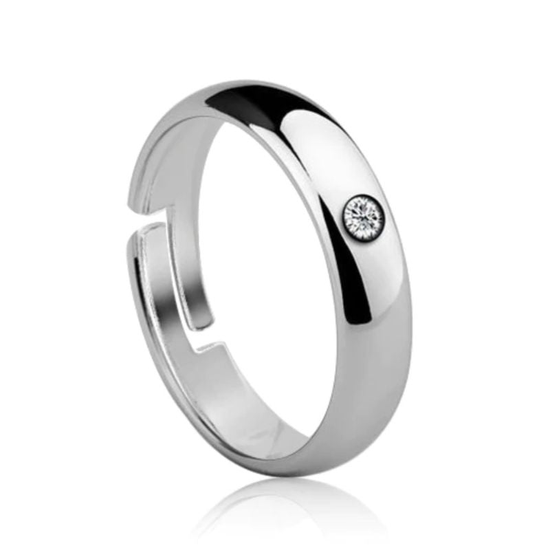Classic Zircon Ring For Him