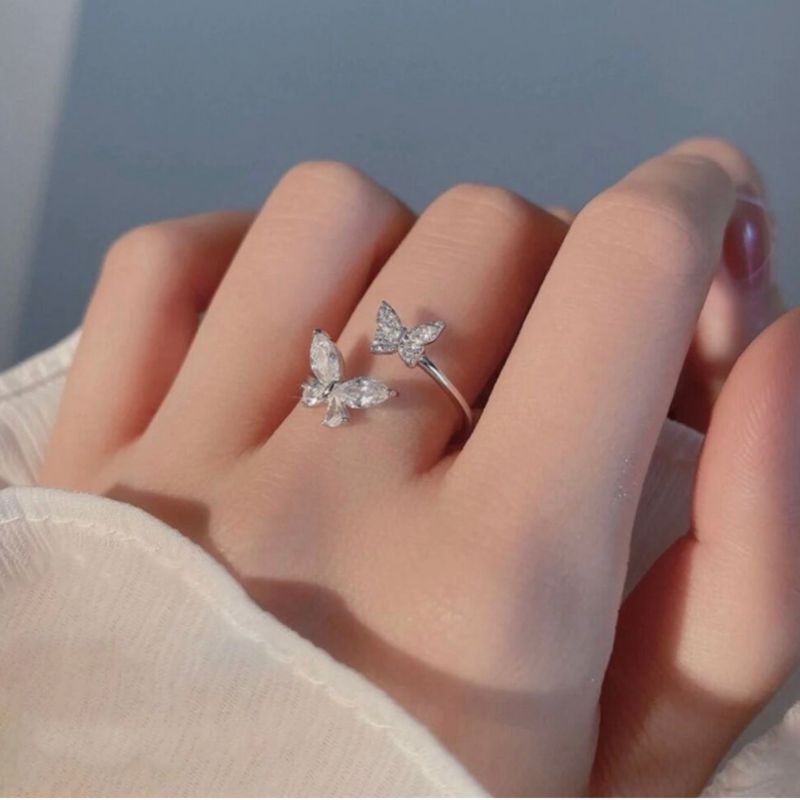 Minimalist Butterfly Ring