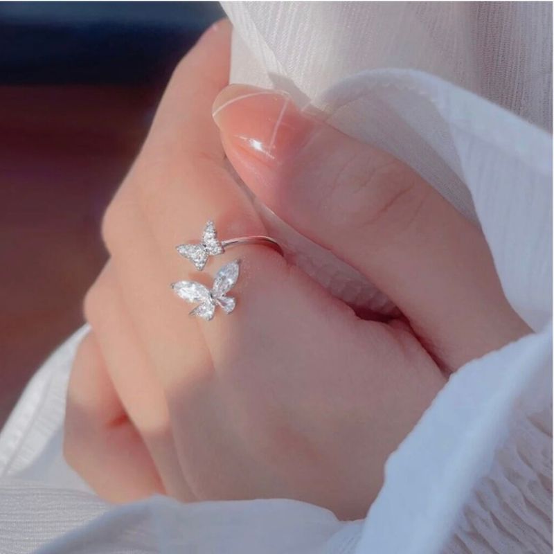 Minimalist Butterfly Ring