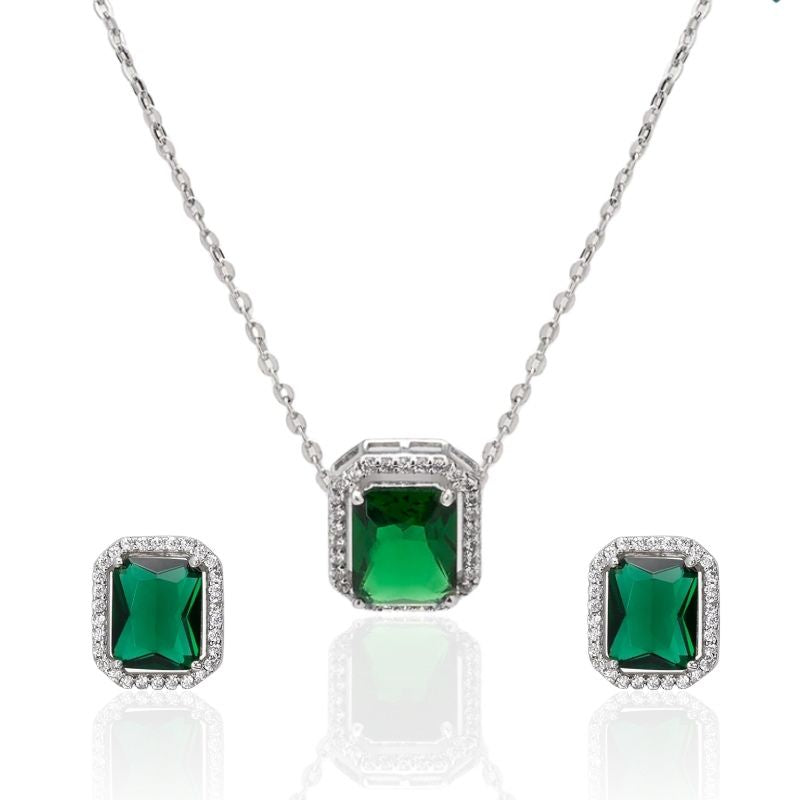 Emerald Green Necklace Set