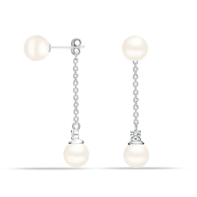 Pearl elegance Y necklace set