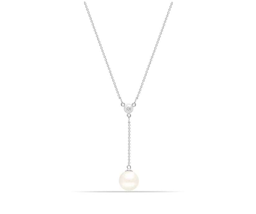 Pearl elegance Y necklace set