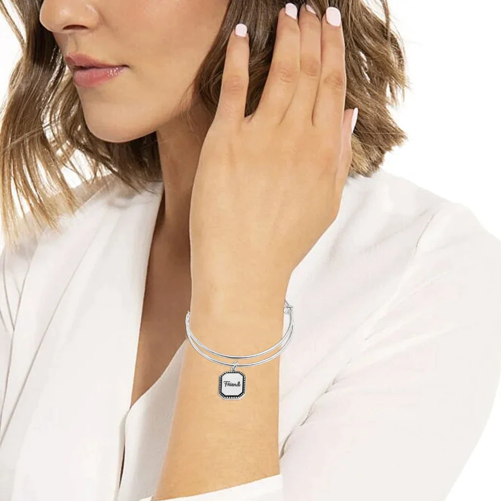 Friendship Silver Charm Bracelet