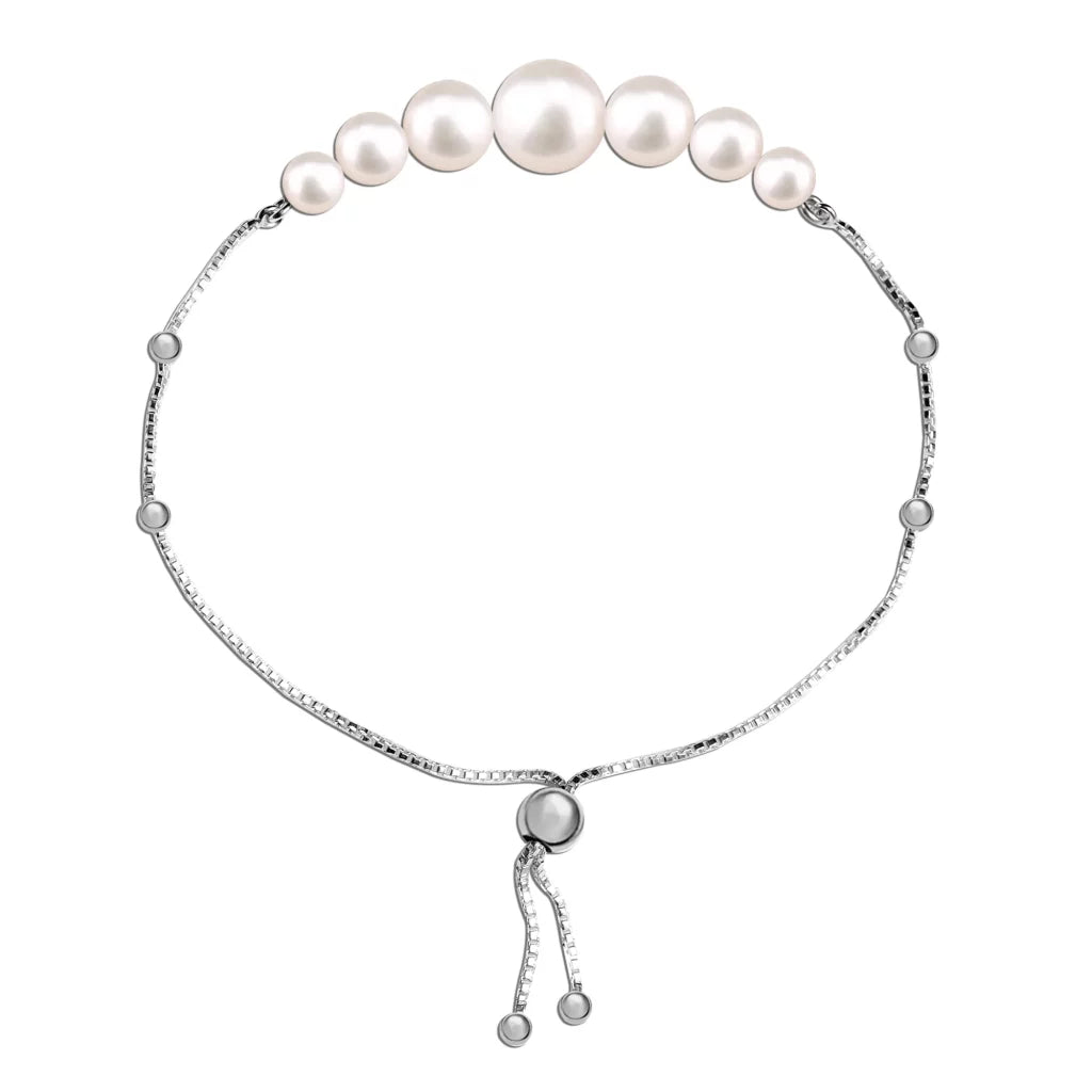 Sliding Pearl Bolo Bracelet