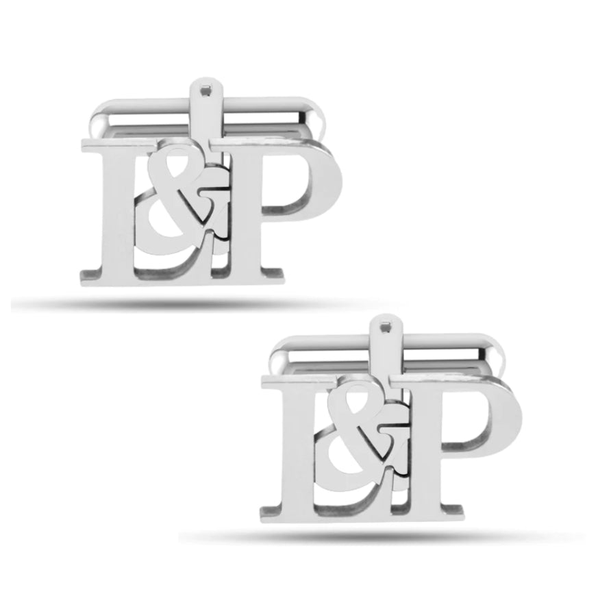 Personalised Name Initial Cuff Link For Him
