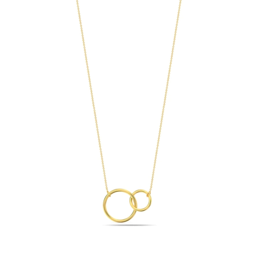 Interlocking Infinity Circle Necklace