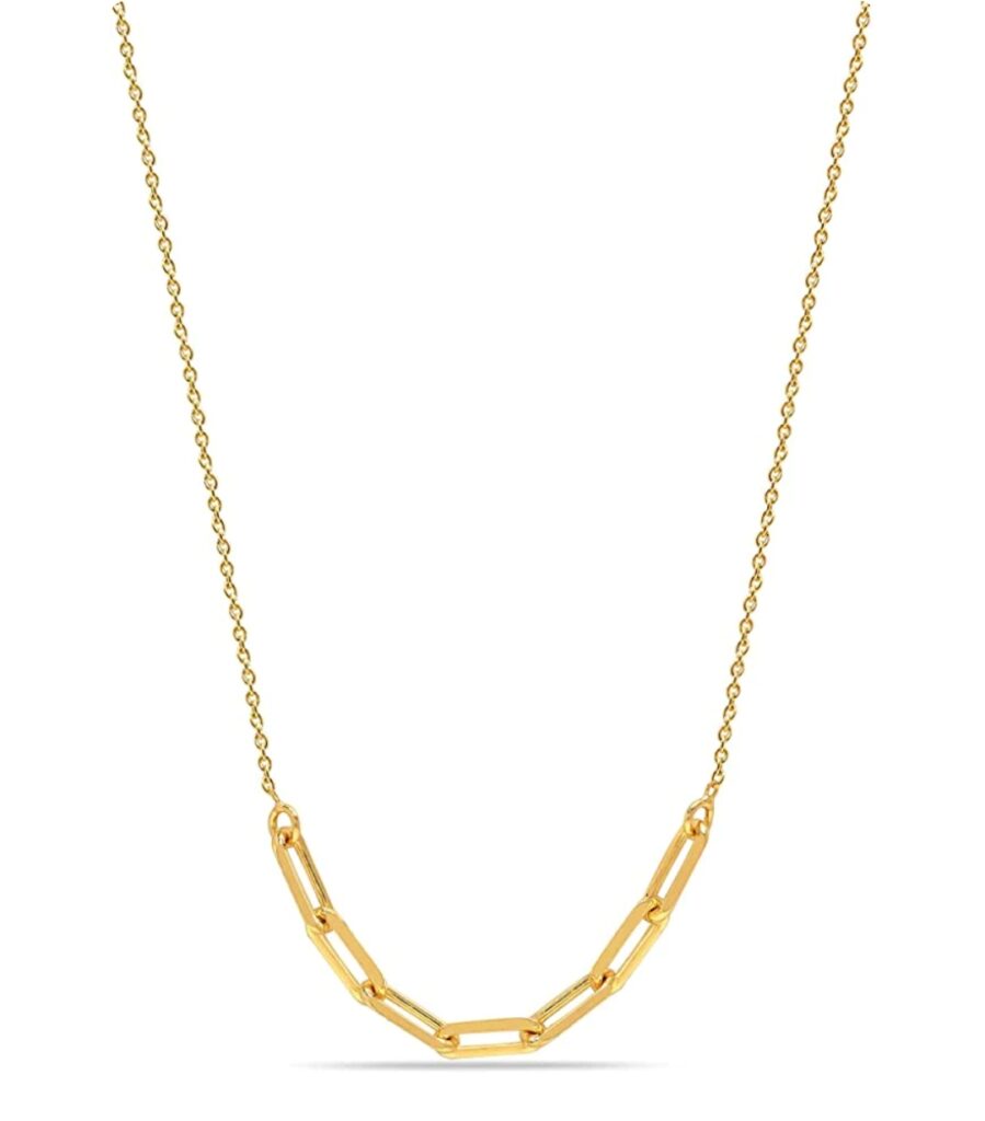 Paperclip Link Chain Necklace