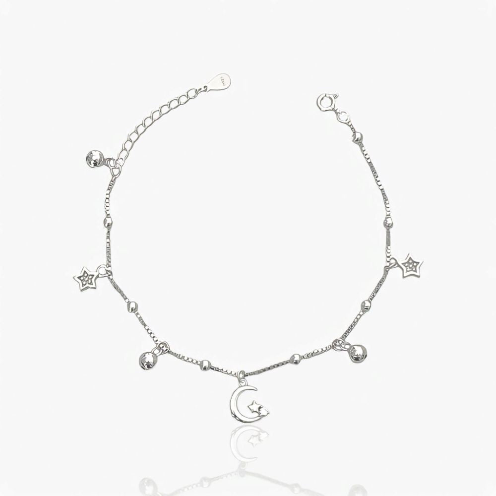 Crecent Moon Star Bracelet