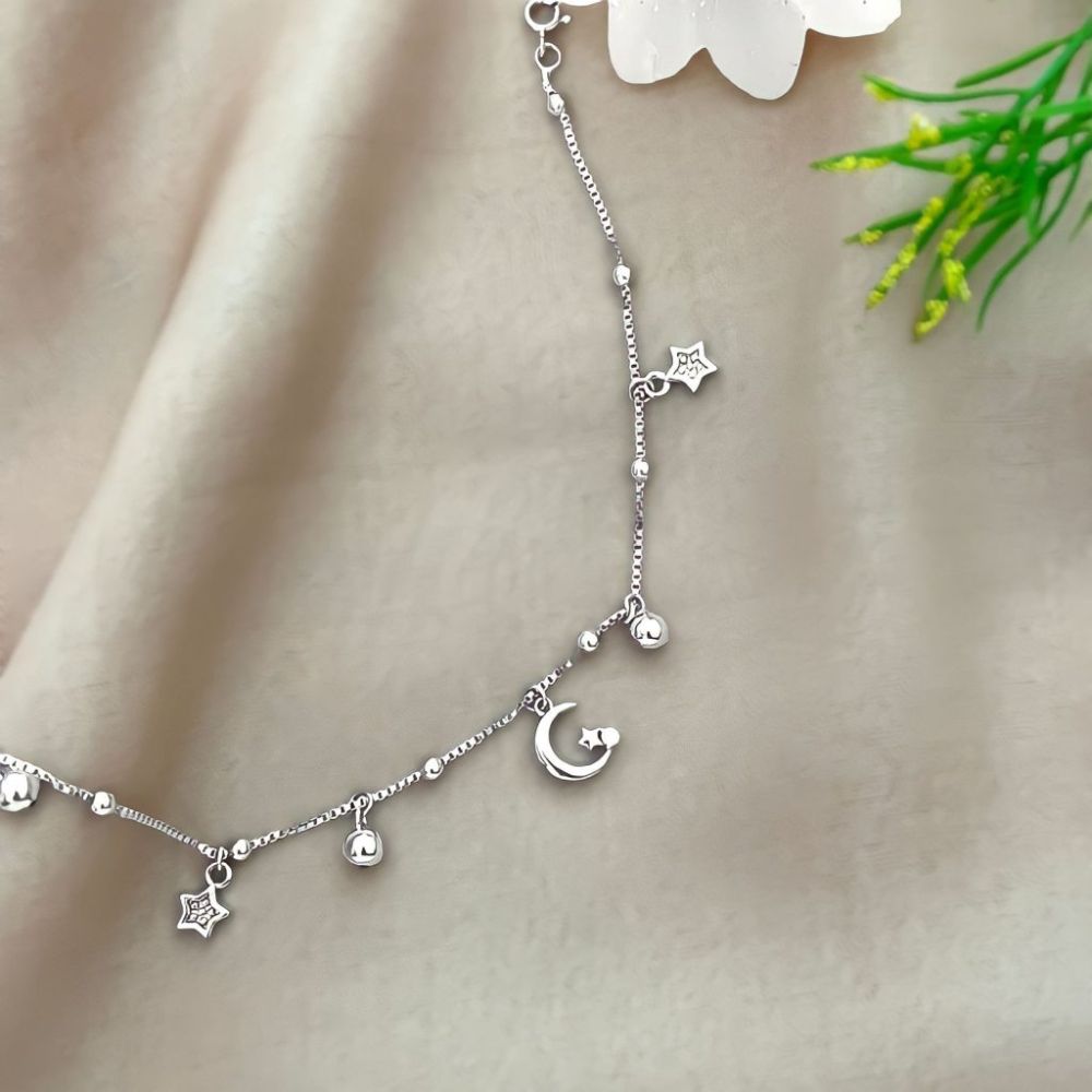 Crecent Moon Star Bracelet