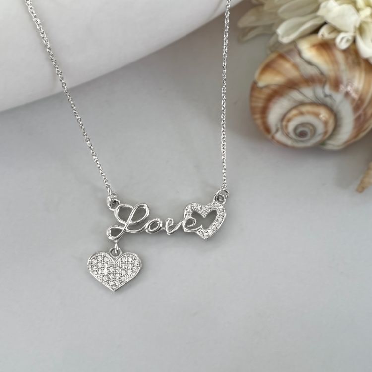 Love Heart Charm Necklace