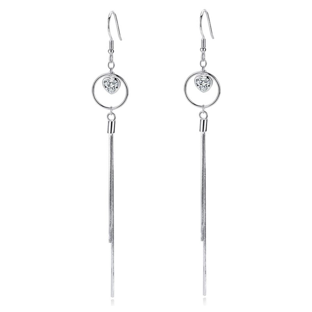 Heart Tassels Earrings