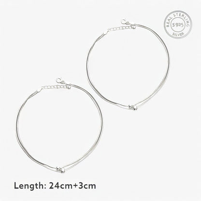 Double Layer Beads Anklet