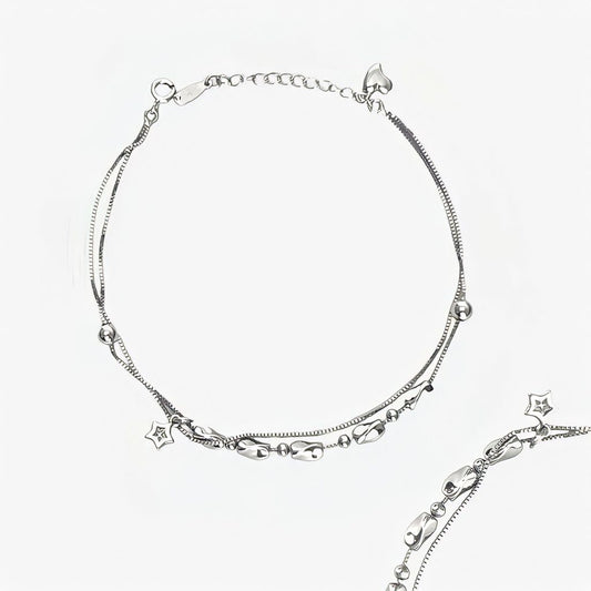 Dual Layer Charm Anklet