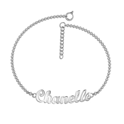 Personalised Silver Name Bracelet