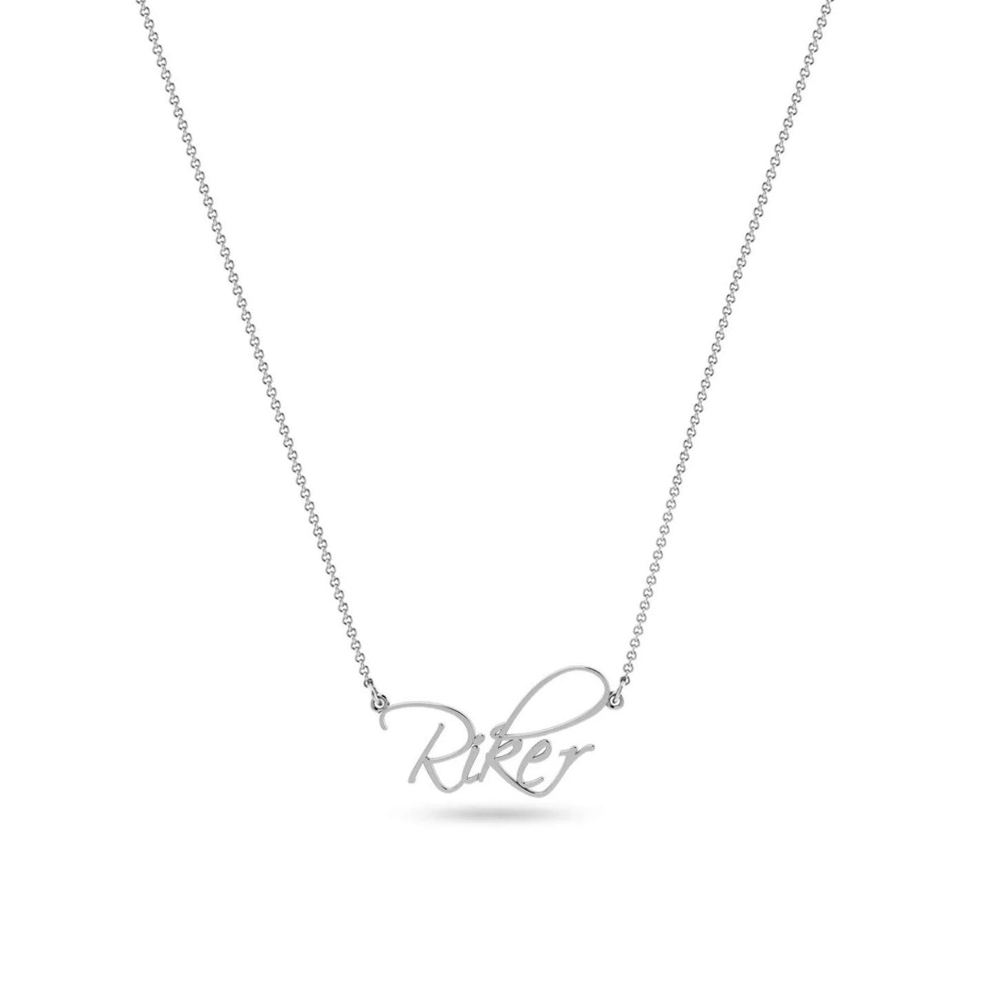 Peronalised Minimal name necklace