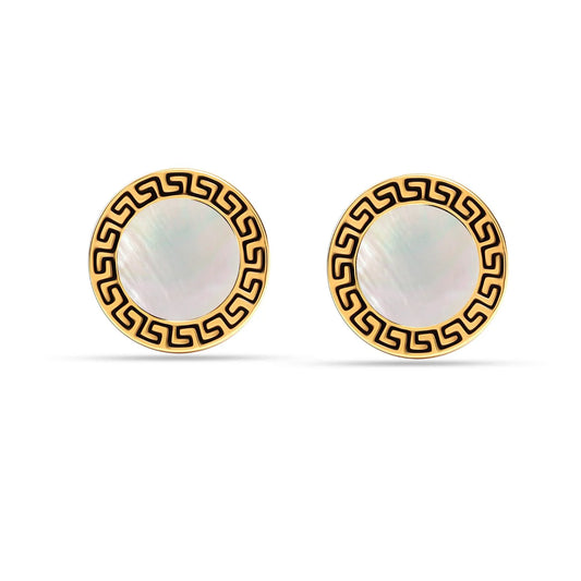 Mother of Pearl Greek Cufflink