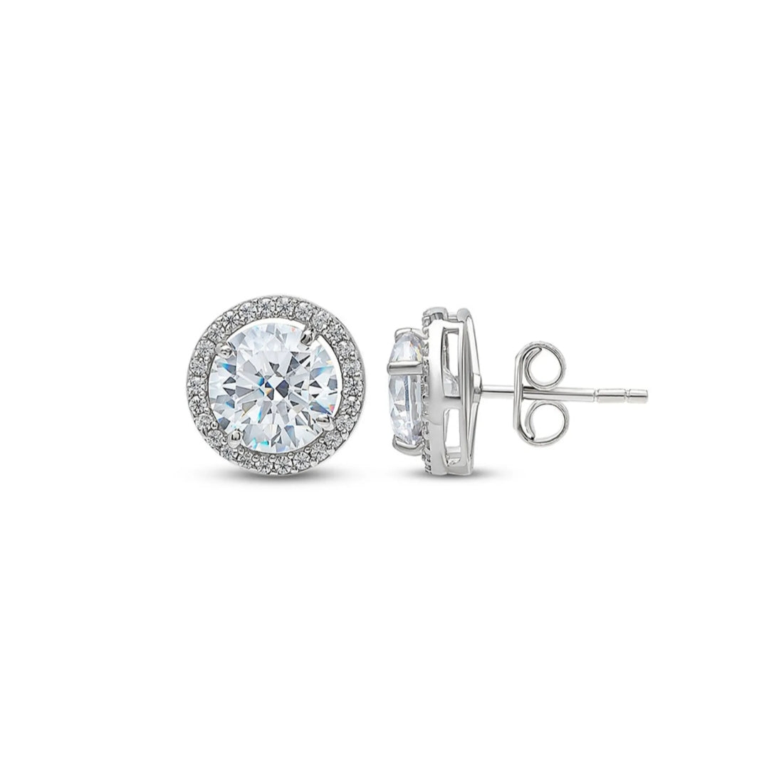 Solitaire Moisanite Studs