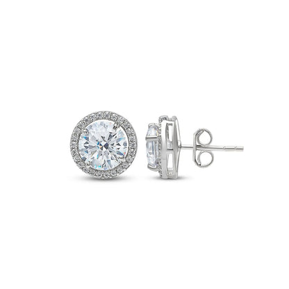 Solitaire Moisanite Studs