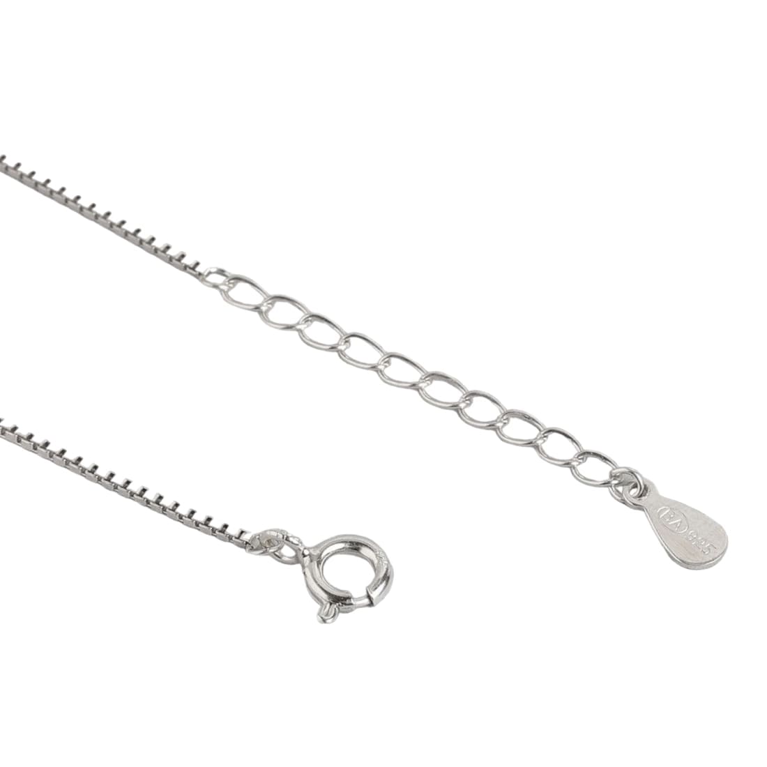 Shiny Beads Silver Anklet